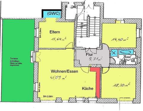 Foto - Wohnung zum Mieten in Dresden 1.450,00 € 132 m²