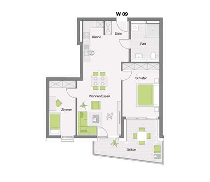 Foto - Wohnung zum Kaufen in Köngen 474.200,00 € 80.84 m²