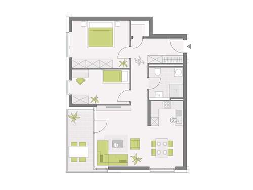 Foto - Wohnung zum Kaufen in Weinstadt-Endersbach 513.700,00 € 78.06 m²