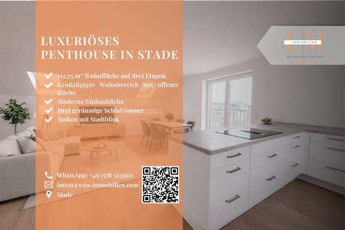 Foto - Wohnung zum Mieten in Stade 2.100,00 € 112.75 m²