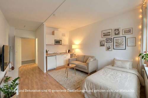 Foto - Wohnung zum Mieten in Halle 312,00 € 24.05 m²