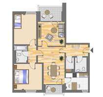 Wohnung zum Mieten in Düsseldorf 819,00 € 77.62 m²