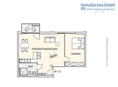 Foto - Wohnung zum Kaufen in Nürnberg 401.401,00 € 67.85 m²