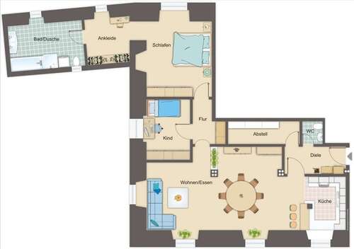 Foto - Wohnung zum Mieten in Neufra 950,00 € 105 m²
