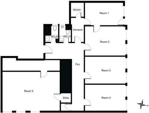 Foto - Büro in Düsseldorf 1.965,00 € 151 m²