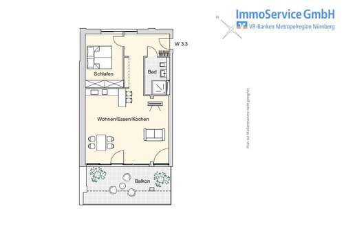 Foto - Wohnung zum Kaufen in Nürnberg 495.401,00 € 77.71 m²