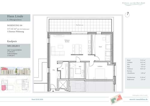 Foto - Wohnung zum Kaufen in Wolfenbüttel 589.100,00 € 117.42 m²