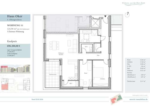 Foto - Wohnung zum Kaufen in Wolfenbüttel 696.200,00 € 124.98 m²