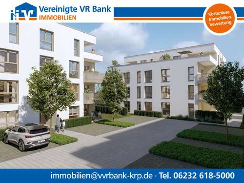 Foto - Wohnung zum Kaufen in Frankenthal 293.300,00 € 52.46 m²