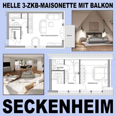 Foto - Wohnung zum Mieten in Mannheim 1.065,00 € 69 m²