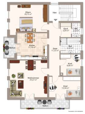 Foto - Wohnung zum Mieten in Forstinning 1.395,00 € 120 m²