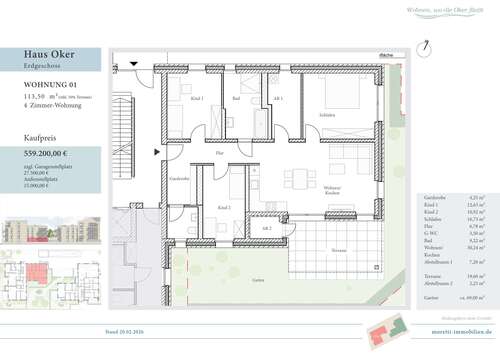 Foto - Wohnung zum Kaufen in Wolfenbüttel 559.200,00 € 113.5 m²