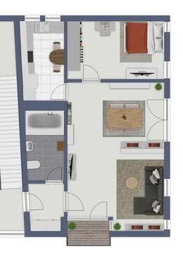 Foto - Wohnung zum Kaufen in VaihingenEnz 210.000,00 € 60 m²
