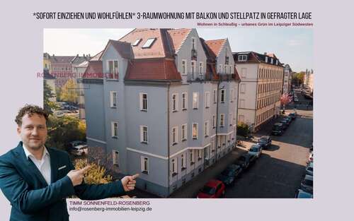 Foto - Wohnung zum Mieten in Leipzig Schleußig 1.174,50 € 87 m²