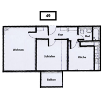 Wohnung zum Mieten in Ingolstadt 635,00 € 55 m²