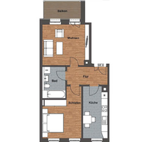 Wohnung zum Mieten in Leipzig 700,00 € 58.26 m²
