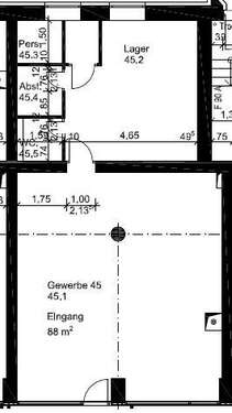 Foto - Einzelhandel in Duisburg 792,00 € 56.85 m²