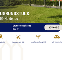 Grundstück zu verkaufen in Heidenau 125.000,00 € 800 m²
