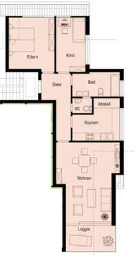 Foto - Wohnung zum Mieten in Bergisch Gladbach 418,81 € 69.34 m²