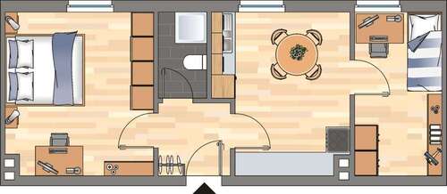 Foto - Wohnung zum Mieten in Landau in der Pfalz 397,00 € 42.45 m²