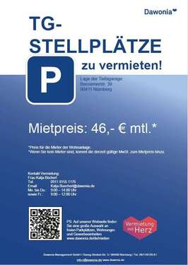 Foto - Garage zu vermieten in Nürnberg 46,00 €