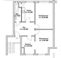 Wohnung zum Mieten in Hamburg 900,00 € 57 m²
