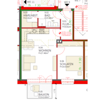Wohnung zum Mieten in Bad Bentheim 630,00 € 58.4 m²
