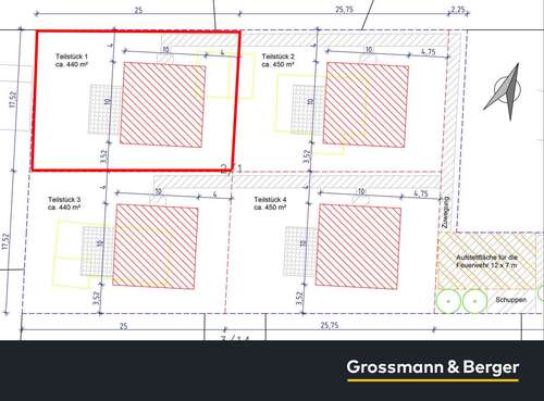 Foto - Grundstück zu verkaufen in Buchholz 225.000,00 € 585 m²