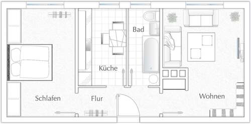 Foto - Wohnung zum Mieten in Bayern - Ingolstadt 550,00 € 47 m²