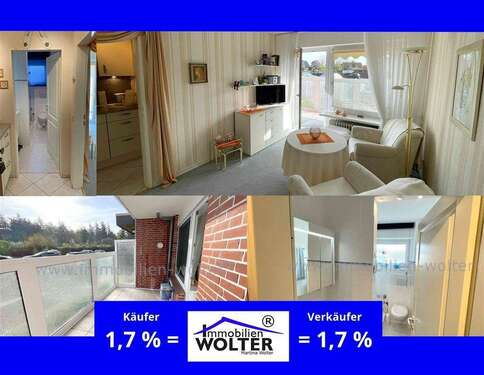 Foto - Wohnung zum Kaufen in Wyk auf Föhr 169.000,00 € 23 m²