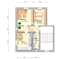Wohnung zum Mieten in Werdau 300,00 € 50 m²