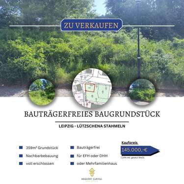 Foto - Grundstück zu verkaufen in Leipzig 145.000,00 € 359 m²