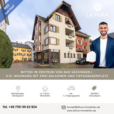 Foto - Wohnung zum Kaufen in Bad Säckingen 269.000,00 € 112 m²