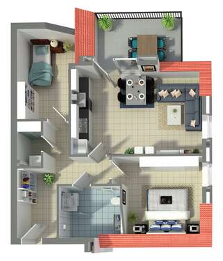 Foto - Wohnung zum Mieten in Südlohn 852,00 € 71 m²