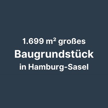 Foto - Grundstück zu verkaufen in Hamburg 750.000,00 € 1699 m²