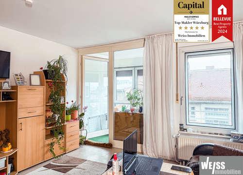 Foto - Wohnung zum Kaufen in Würzburg 167.296,00 € 52.28 m²