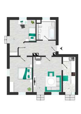 Foto - Wohnung zum Mieten in Pirna 880,00 € 80 m²
