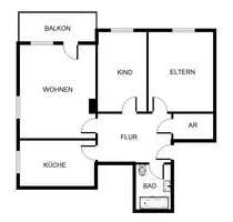 Wohnung zum Mieten in Gelsenkirchen 489,00 € 70.56 m²