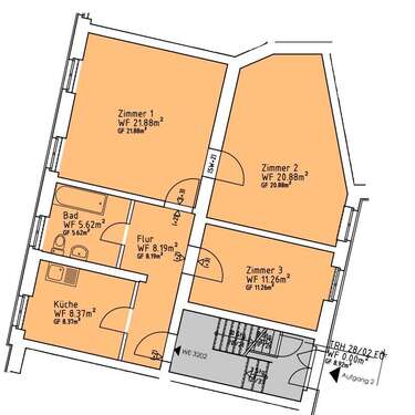 Foto - Wohnung zum Mieten in Mittenwalde 924,00 € 77 m²