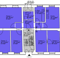 Wohnung zum Mieten in Mittenwalde 1.044,00 € 87 m²