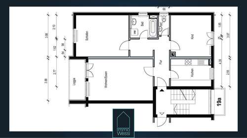 Foto - Wohnung zum Kaufen in Ettlingen 289.000,00 € 83.61 m²