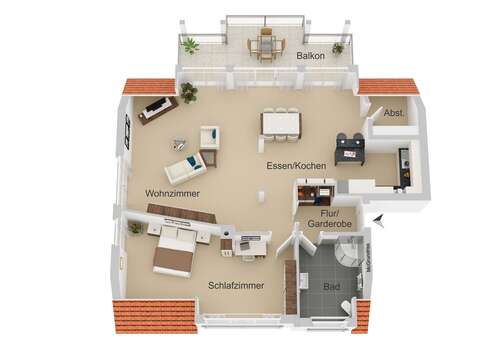 Foto - Wohnung zum Kaufen in Friedrichshafen 440.000,00 € 118.11 m²