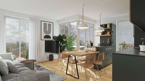 Foto - Wohnung zum Kaufen in Rosenheim 475.000,00 € 60.9 m²