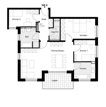 Foto - Wohnung zum Mieten in Gaberndorf 1.004,00 € 100.48 m²