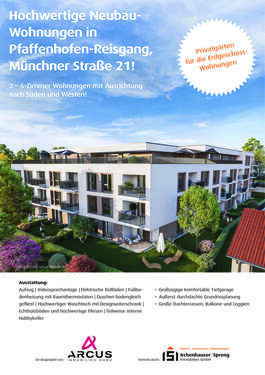 Foto - Wohnung zum Kaufen in Pfaffenhofen an der Ilm 389.000,00 € 54.64 m²