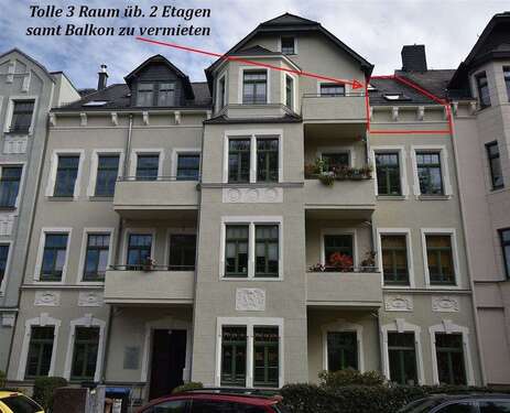 Foto - Wohnung zum Mieten in Chemnitz 560,00 € 81.77 m²