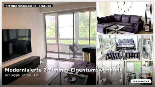 Foto - Wohnung zum Kaufen in Bedburg 149.000,00 € 58.63 m²
