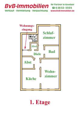 Foto - Wohnung zum Mieten in Kalkar 650,00 € 69 m²