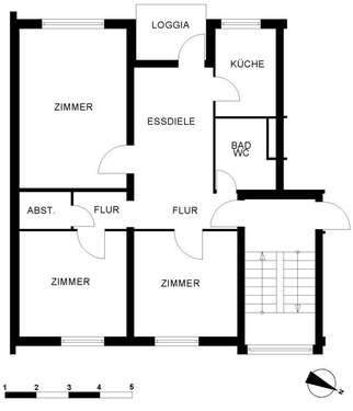 Foto - Wohnung zum Mieten in Bremerhaven 445,00 € 69.05 m²