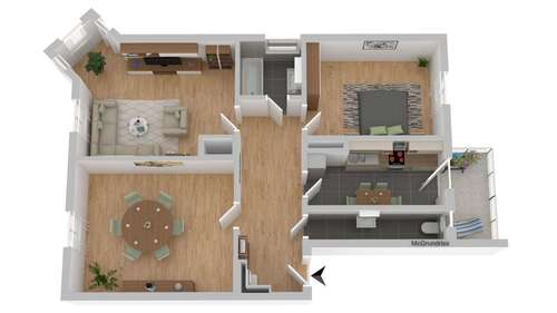 Foto - Wohnung zum Mieten in München 2.450,00 € 84.35 m²